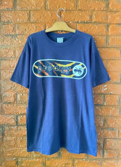 Discover Vintage 90s Prodigy English Electronic Music 1996 Album Promo T Shirt / Keith Flint