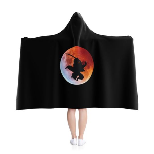 Discover Demon Moon Anime Hooded Blanket