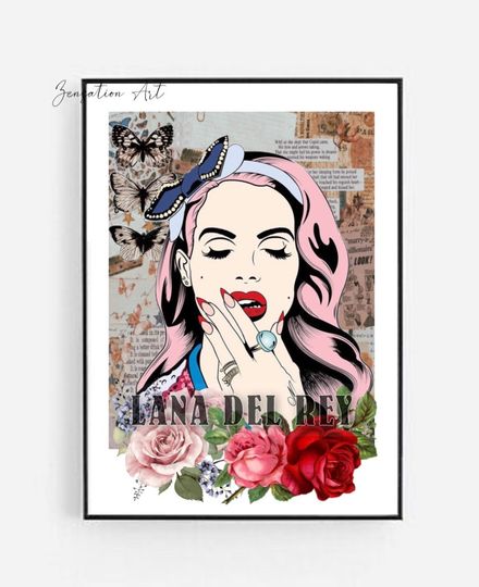 Discover Vintage Lana Del Rey Poster