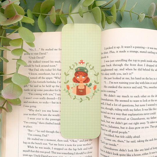 Discover Cute Plant Girl Bookmark