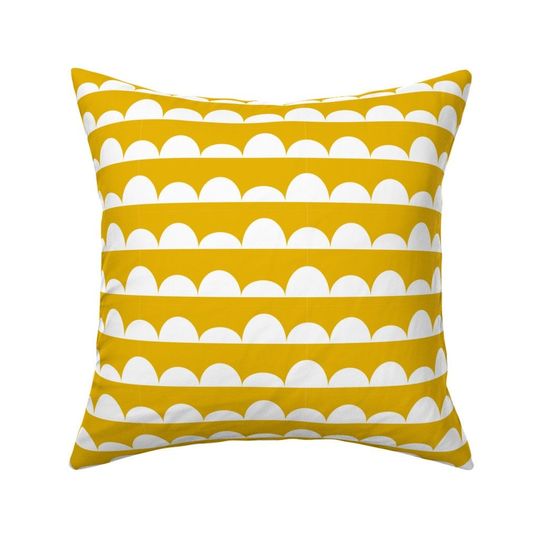 Discover Bubble Stripes Throw Pillow