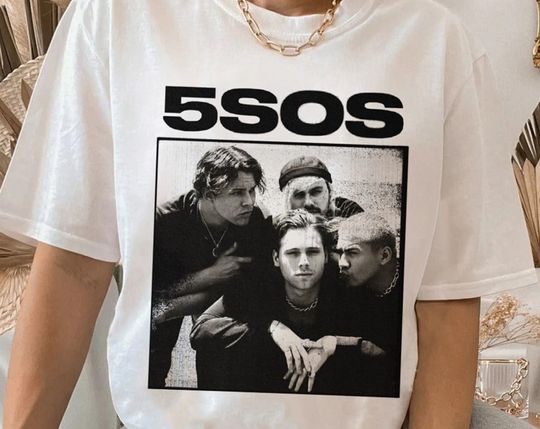 Discover Vintage 5 Seconds Of Summer Tour Shirt, Band Tour Shirt