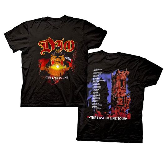 Discover Dio Band Shirt, Dio Last In Line Tour 2022 T-shirt