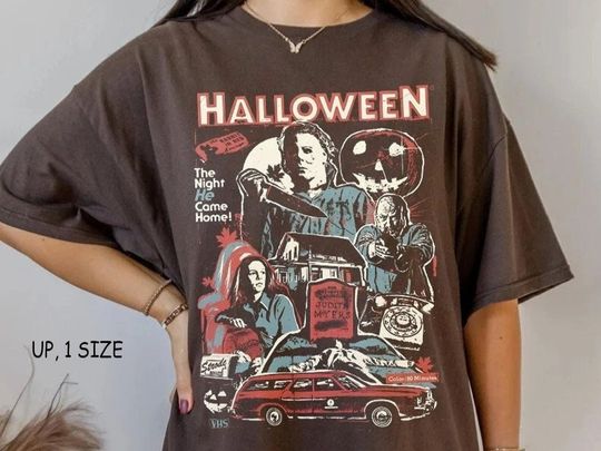 Discover Vintage Michael Myers Halloween T-shirt