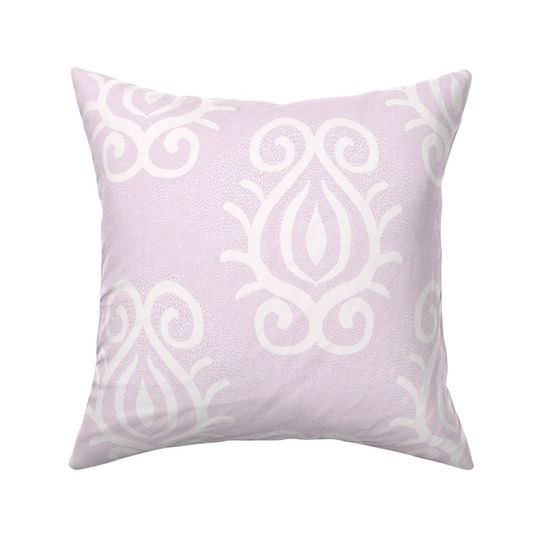 Discover Purple Throw Pillow