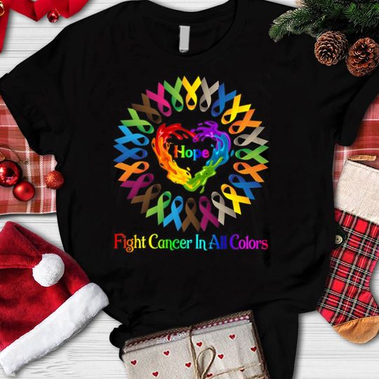 Discover Hope Fight Cancer In All Colors, Cancer S cks in Every Color Shirt
