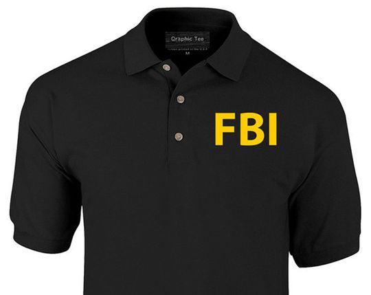Discover FBI Government Agent Polo Shirt