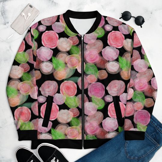 Discover Floral Bomber Jacket