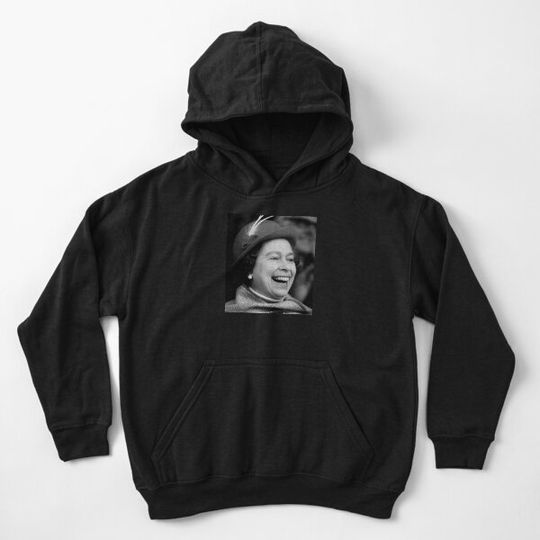 Discover HM Queen Elizabeth II Windsor 1972 Professional Photo HD Kid Pullover Hoodie