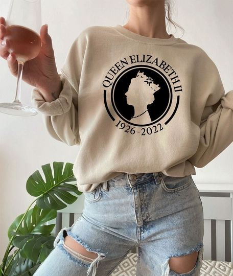 Discover RIP Queen Elizabeth Sweatshirt, Rest In Peace Queen Elizabeth II
