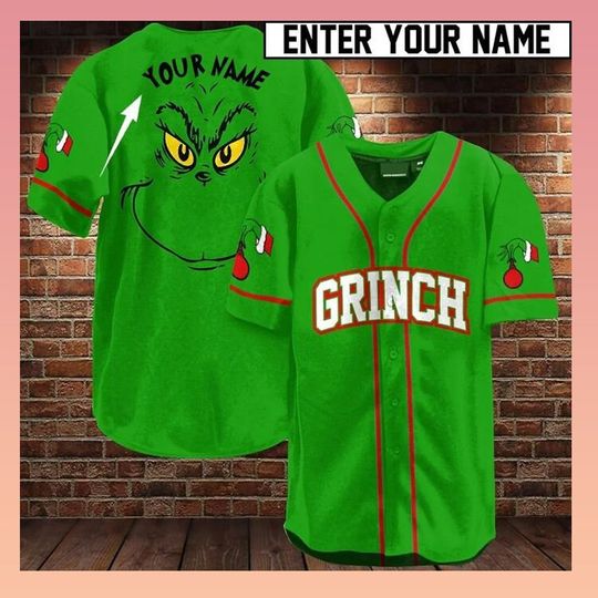 Discover The funny character Face Christmas custom name Baseball Jersey