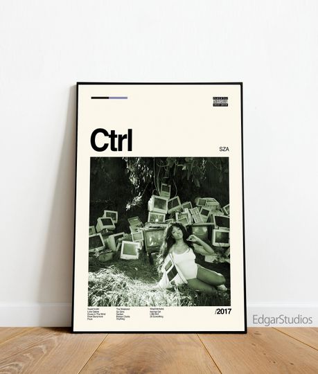 Discover SZA Poster | Sza CTRL Poster