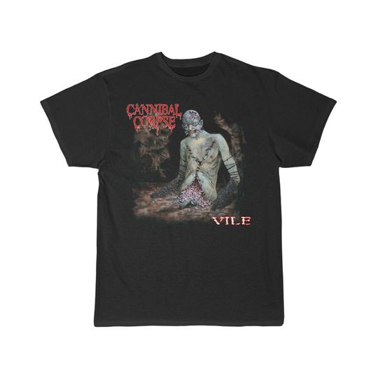Discover Cannibal Corpse "Vile - Original Cover" 1996  T-Shirt