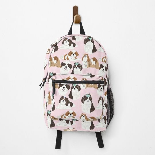 Discover Shih tzu dog pattern Backpack