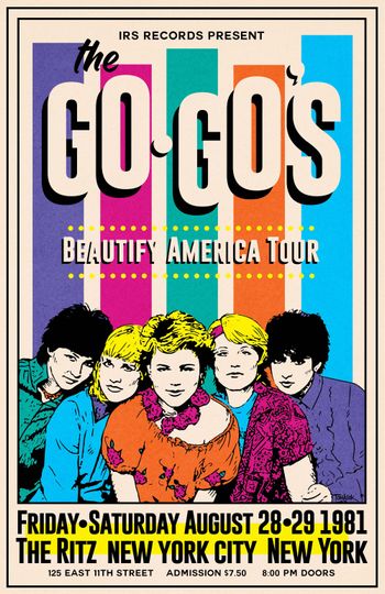 Discover The Go-Go's 1981 Concert Poster