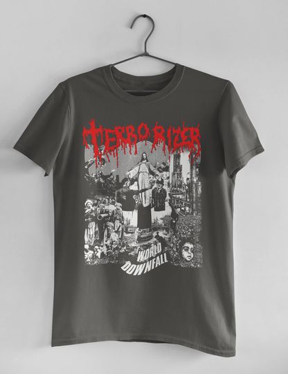Discover Terrorizer Unisex T-Shirt - World Downfall - Fear of Napalm - Grind Shirt