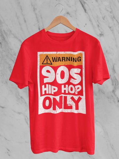 Discover 90s Hip Hop Only T-Shirt Rap Clothing Rapper Shirt
