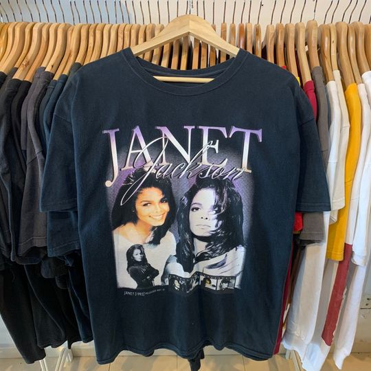 Discover Vintage Janet Jackson Singer Shirt