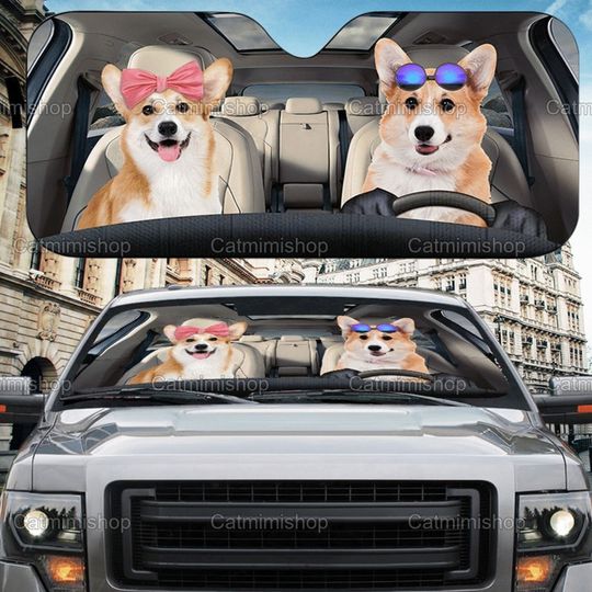 Discover Corgi Car Sun Shade, Corgi Sun Shade