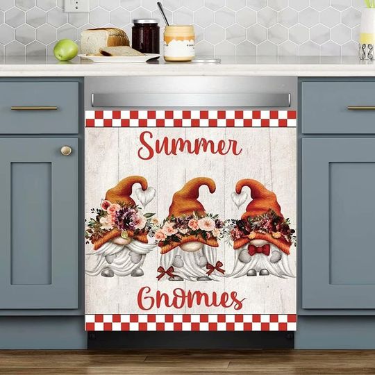 Discover Funny Gnomes Dishwasher Cover Gift