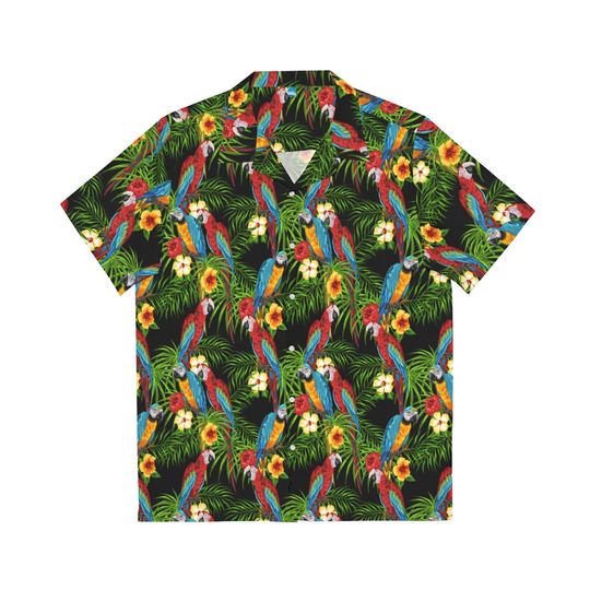 Discover Parrot Tropical Hawaiian Shirt
