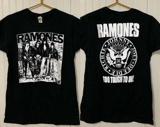 Discover 1984 Ramones Too Tough To Die Album Promo T-Shirt
