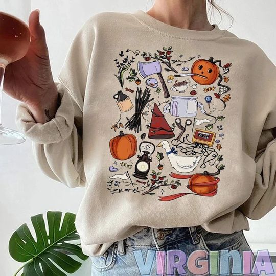Discover Over The Garden Wall Sweatshirt, Into The Unknown Pottsfield Harvest Halloween Sweatshirt