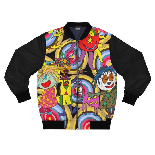 Discover Bomber Jacket Men Women Comic Unisex Jacket/ Art Abstract Bomber Jacket