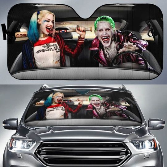 Discover Joker And Harley Sunshade, Quinn Jahq Car SunShade