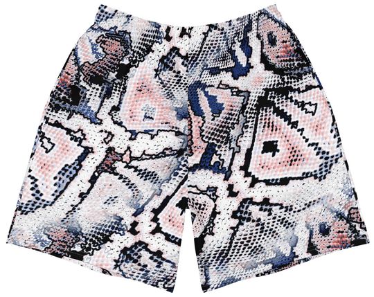 Discover Men's Snakeskin Print Shorts