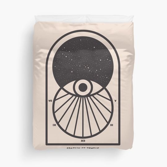 Discover Space and Time Duvet Cover