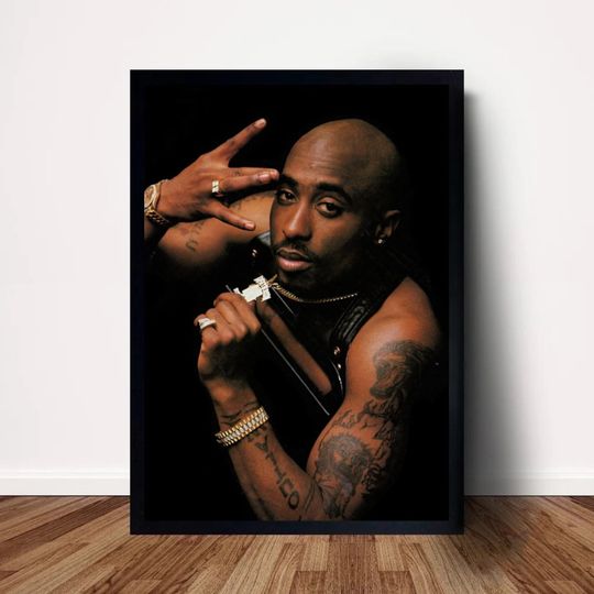 Discover Tupac 2Pac Music Poster Canvas Wall Art