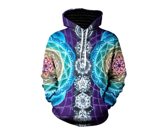 Discover Sacred Geometry 3D Hoodie