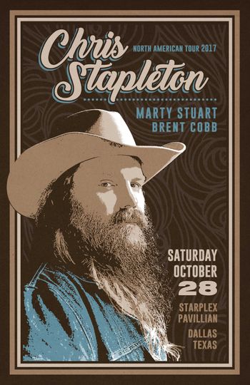 Discover Chris Stapleton 2017 Concert Poster