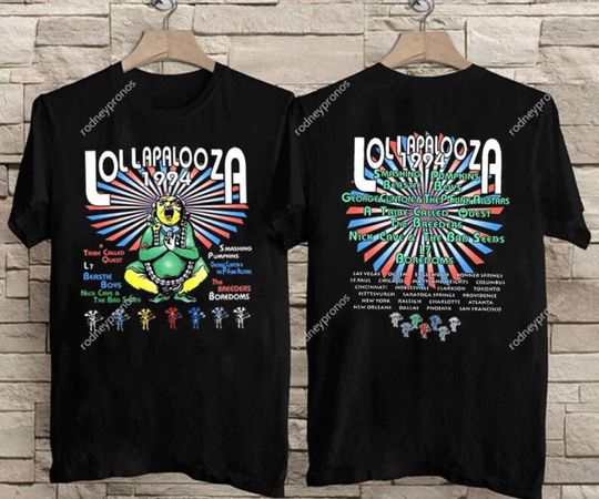 Discover Lollapalooza Tour Vintage 1994 T-Shirt