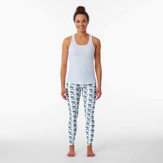 Discover Blue Earmuffs Leggings