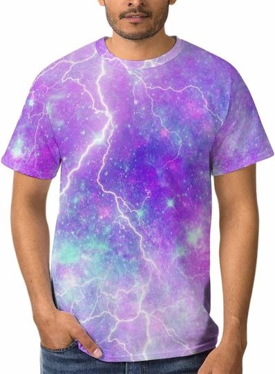 Discover Lightning Galaxy 3D t-Shirt