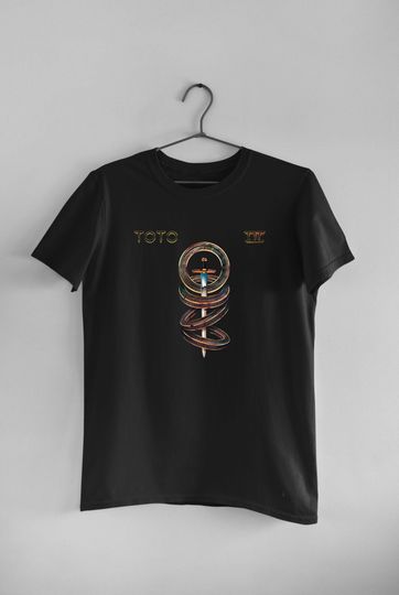 Discover Toto Rock Band Tour Legend Black Tee Shirt