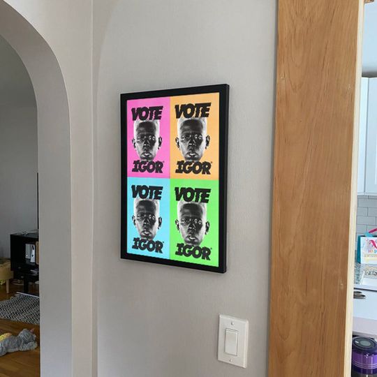 Discover Tyler The Creator - Vote Igor Poster, Music Premium Matte Vertical Posters