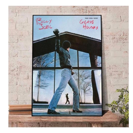 Discover Billy Joel Poster, Billy Joel Glass Houses album Un Poster