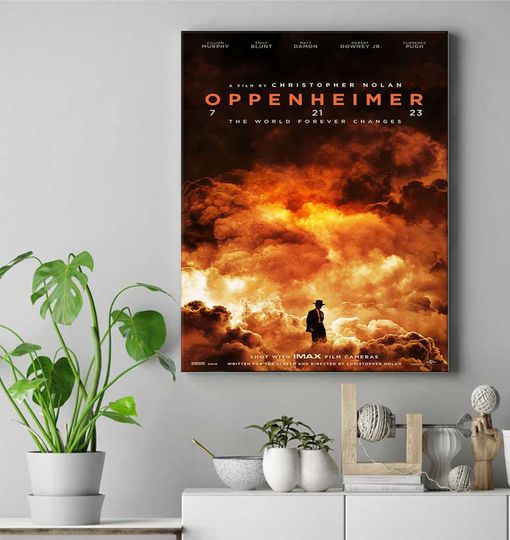 Discover Oppenheimer The World Forever Changes Christopher Nolan Official Poster, Oppenheimer Poster