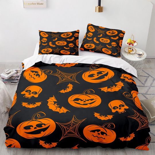 Discover Pumpkin halloween bedding set
