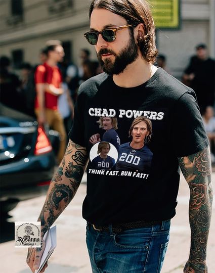 Discover Chad Powers T-Shirt, Think Fast Run Fast Shirt