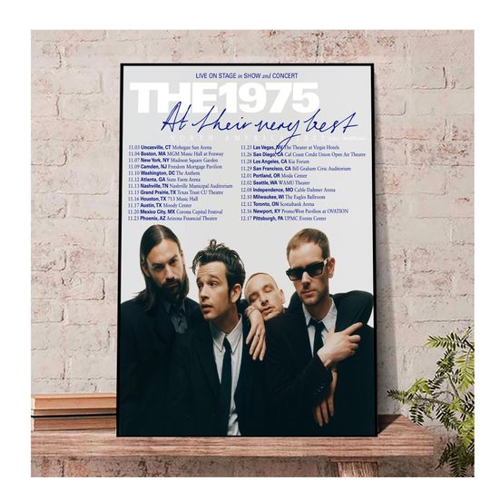 Discover The 1975 Music Band North America Tour 2022 Poster