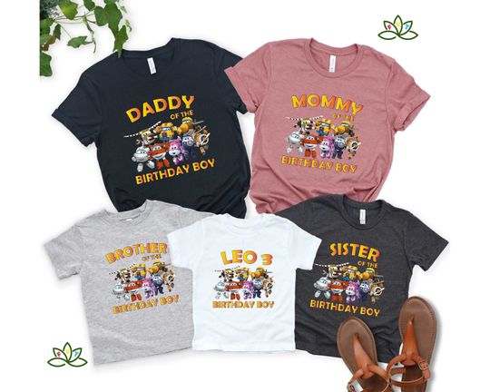 Discover Super Wings Family Matching T-Shirt