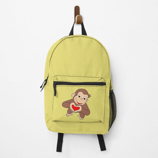 Discover Curious George Is All Heart Backpack