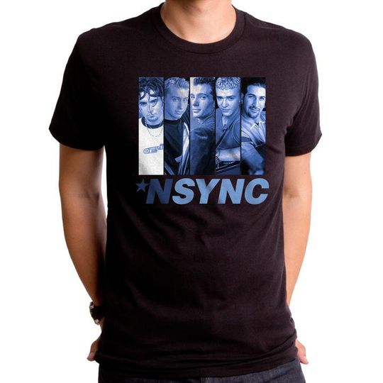 Discover NSYNC Felling Blue T-Shirt Fully Licensed