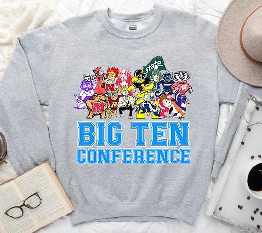 Discover Big Ten Conference Vintage Sweatshirt