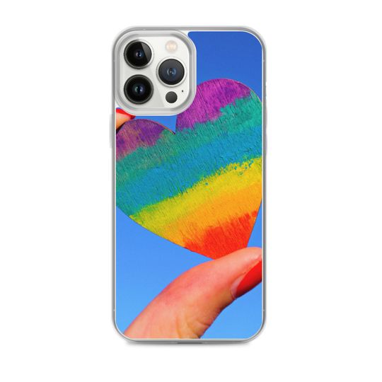 Discover Rainbow Heart IPhone Case