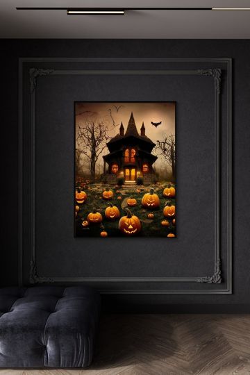 Discover Printable Halloween Pumpkin Farm Poster